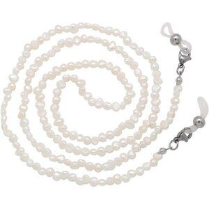 Top Mask Lanyard Chain Face Mask Holder Chain Freshwater Pearl Eyeglasses Chain